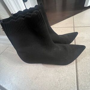 Elegant Black Women's Heeled Boots